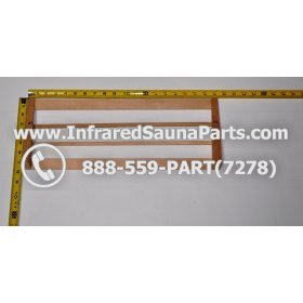 WOOD MAGAZINE HOLDERS - HEMLOCK WOOD MAGAZINE RACK ( 19" x 7" ) 3