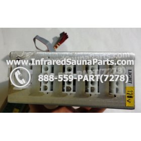 COMPLETE CONTROL POWER BOX WITH CONTROL PANEL - COMPLETE CONTROL POWER BOX  O-SAUNA INFRARED SAUNA WITH CONTROL PANEL 16