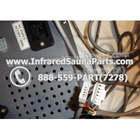 COMPLETE CONTROL POWER BOX WITH CONTROL PANEL - COMPLETE CONTROL POWER BOX CLEARLIGHT INFRARED SAUNA 110v 120v WITH ONE CONTROL PANEL 7