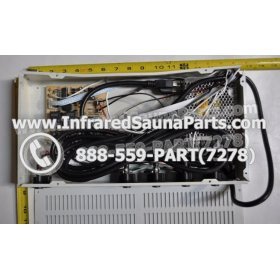 COMPLETE CONTROL POWER BOX WITH CONTROL PANEL - COMPLETE CONTROL POWER BOX CAL SAUNA INFRARED SAUNA STYLE 1 WITH ONE CONTROL PANEL 5