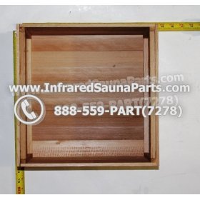 WOOD STEREO HOUSINGS - HEMLOCK WOOD BOX FOR UNIVERSAL COMPLETE CONTROL POWER BOX 4