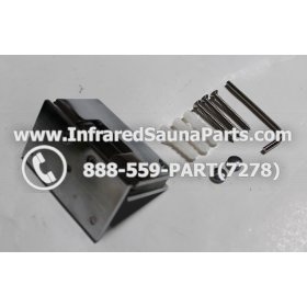 DOOR HINGES - GLASS DOOR HINGE STYLE 8 COMPLETE SET 10