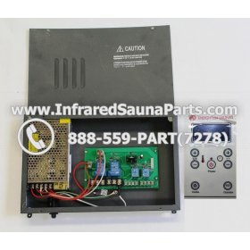 COMPLETE CONTROL POWER BOX WITH CONTROL PANEL - COMPLETE CONTROL POWER BOX 110V  120V  220V WITH 8 CIRCUIT BOARD PINS WITH ONE CONTROL PANEL IN WHITE 2