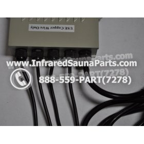 COMPLETE CONTROL POWER BOX 220V / 240V - COMPLETE CONTROL POWER BOX 220V / 240V FED INTERNATIONAL INFRARED SAUNA WITH 8 HEATER PLUGS v1 5