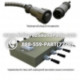 COMPLETE CONTROL POWER BOX 220V / 240V - COMPLETE CONTROL POWER BOX 220V / 240V FED INTL INFRARED SAUNA 1