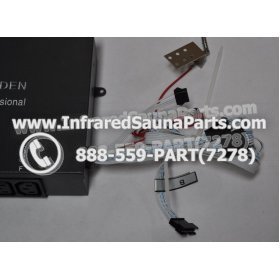 COMPLETE CONTROL POWER BOX 220V / 240V - COMPLETE CONTROL POWER BOX 220V / 240V WITH 7 CIRCUIT BOARD PINS  6 FEMALE PLUGS SUPPLY WORLD INFRARED SAUNA 20