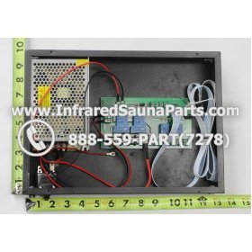COMPLETE CONTROL POWER BOX 110V / 120V - COMPLETE CONTROL POWER BOX FOR HECHT INFRARED SAUNA WITH USB MP3 FM  PLAYER 110V / 120V STYLE 1 5
