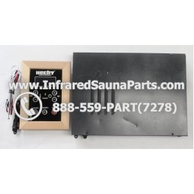 COMPLETE CONTROL POWER BOX WITH CONTROL PANEL - COMPLETE CONTROL POWER BOX HECHT INFRARED SAUNA WITH USB MP3 FM PLAYER ONE CONTROL PANEL 220V / 240V 3