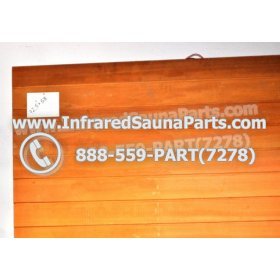 WOOD SAUNA WALLS - HEMLOCK WOOD SAUNA PANEL ( 72.5" x 58" ) 2