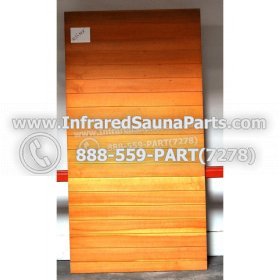 WOOD SAUNA WALLS - HEMLOCK WOOD SAUNA PANEL ( 72.5" x 37.8" ) 1