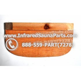 WOOD SHELVES + CUP HOLDERS - HEMLOCK WOOD CUP HOLDER STYLE 3 8