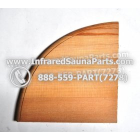 WOOD SHELVES + CUP HOLDERS - HEMLOCK WOOD CUP HOLDER STYLE 5 4