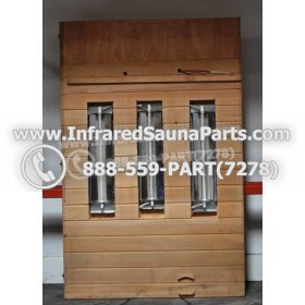 WOOD SAUNA WALLS - HEMLOCK WOOD SAUNA PANEL ( 70" x 45.2" ) 3