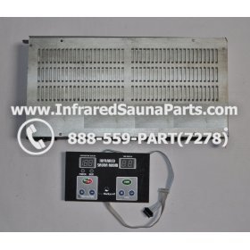 COMPLETE CONTROL POWER BOX WITH CONTROL PANEL - COMPLETE CONTROL POWER BOX IRONMAN INFRARED SAUNA STYLE 2 WITH ONE CONTROL PANEL 1