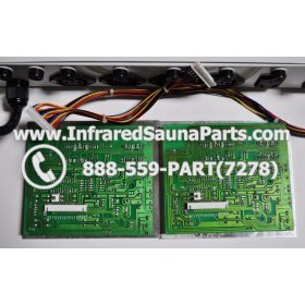 COMPLETE CONTROL POWER BOX WITH CONTROL PANEL - COMPLETE CONTROL POWER BOX JOSEN INFRARED SAUNA STYLE 4 WITH TWO CONTROL PANELS 4