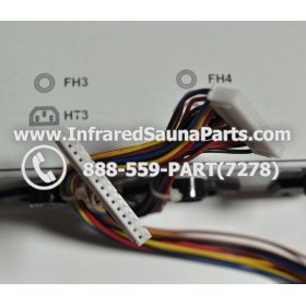 COMPLETE CONTROL POWER BOX WITH CONTROL PANEL - COMPLETE CONTROL POWER BOX IRONMAN INFRARED SAUNA STYLE 4 WITH TWO CONTROL PANELS 7