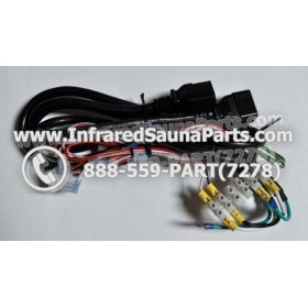 COMPLETE CONTROL POWER BOX WITH CONTROL PANEL - COMPLETE CONTROL POWER BOX GAIA 110V  220V SN20051124185 WITH CIRCUIT BOARD SN 20051124279 AND FACEPLATE AND REMOTE CONTROL WITH WIRING 3