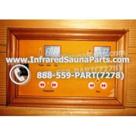 CIRCUIT BOARDS WITH  FACE PLATES - CIRCUIT BOARD WITH FACE PLATE WATERSTAR INFRARED SAUNA 10J0460 6