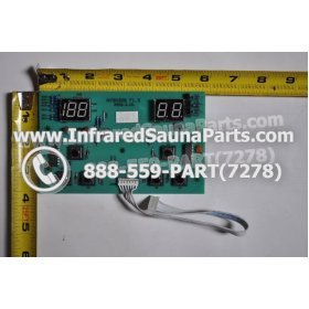 CIRCUIT BOARDS WITH  FACE PLATES - CIRCUIT BOARD WITH FACEPLATE PRECISION THERAPY INFRARED SAUNA NYSN3DB F1.3 WITH WIRE 5