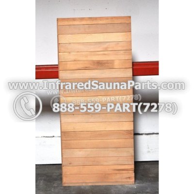 WOOD BENCHS + HEATERS - HEMLOCK WOOD BENCH ( 39.5" x 16.9" ) 1